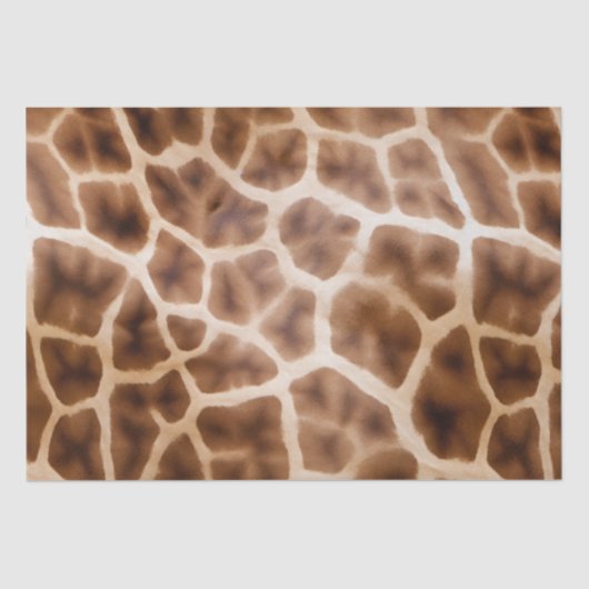 Safari Giraffe grote print Tissuepapier (Voorkant)