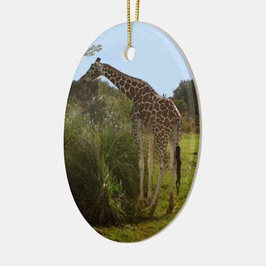 Safari-Giraffe Keramisch Ornament (Links)