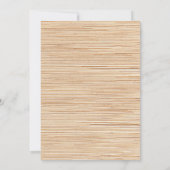 Safari Giraffe Neutraal Baby shower Kaart (Achterkant)