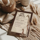 Safari-giraffe neutrale babyshower kaart