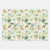 Safari Giraffe Pattern Africa Wildlife Theme Inpakpapier Vel (Voorkant)