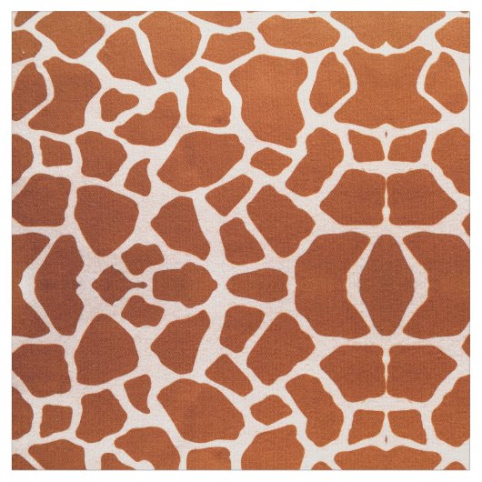 Safari Giraffe Pattern Stof (Close Up)