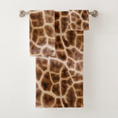 Safari Giraffe Print Bad Handdoek (Insitu)