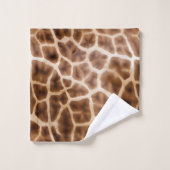 Safari Giraffe Print Bad Handdoek (Wasdoekje)