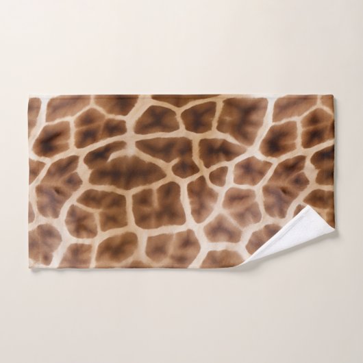 Safari Giraffe Print Bad Handdoek (Handdoek)