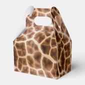 Safari Giraffe Print Bedankdoosjes (Voorkant Zijde)