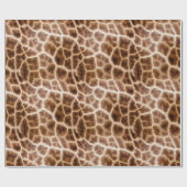 Safari Giraffe Print Cadeaupapier (Vlak)