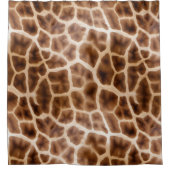 Safari Giraffe Print Douchegordijn (Voorkant)
