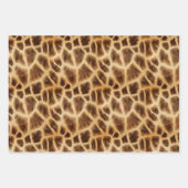 Safari Giraffe Print Inpakpapier Vel (Voorkant 2)