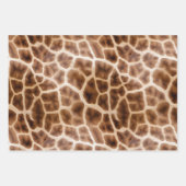 Safari Giraffe Print Inpakpapier Vel (Voorkant)