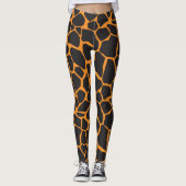 Safari Giraffe Print Leggings (Voorkant)
