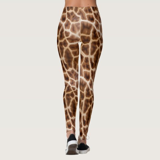 Safari Giraffe Print Leggings (Achterkant)