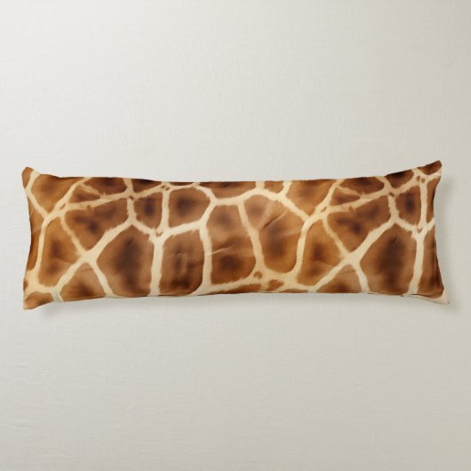 Safari Giraffe Print Lichaamskussen (Achterkant)