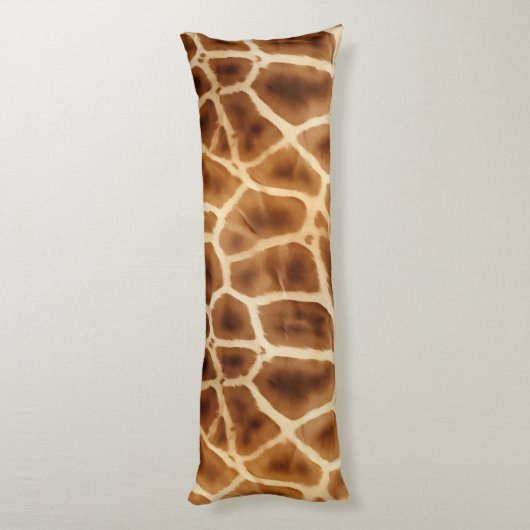 Safari Giraffe Print Lichaamskussen (Achterkant (Verticaal))