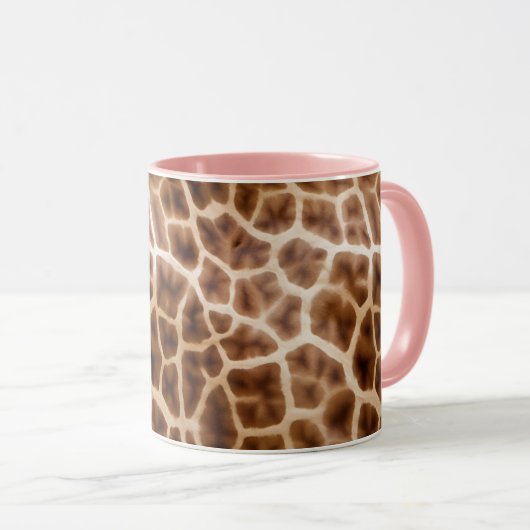 Safari Giraffe Print Mok (Voorkant rechts)