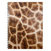 Safari Giraffe Print Notitieboek (Voorkant)