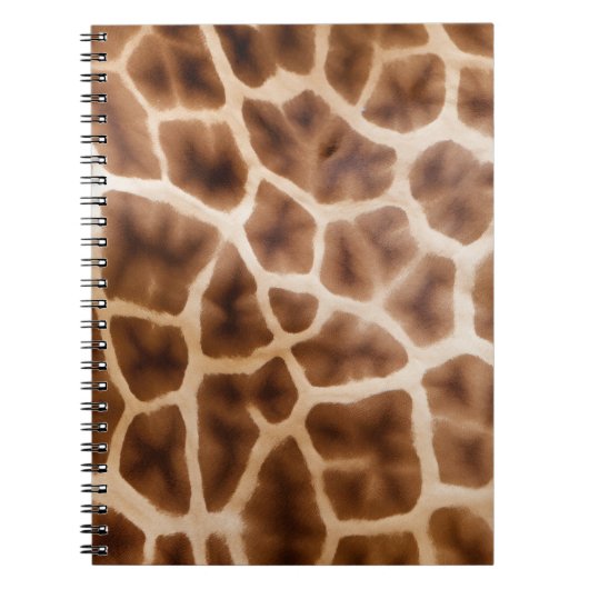 Safari Giraffe Print Notitieboek (Voorkant)