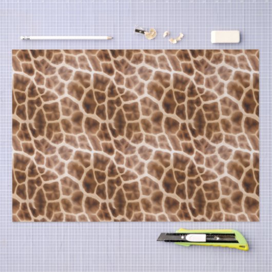 Safari Giraffe Print Tissuepapier (Craft)