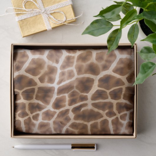 Safari Giraffe Print Tissuepapier (Geschenk)