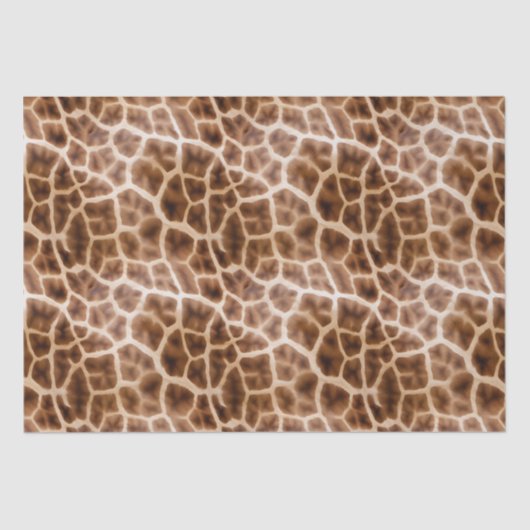 Safari Giraffe Print Tissuepapier (Voorkant)