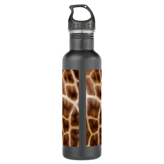 Safari Giraffe Print Waterfles (Achterkant)