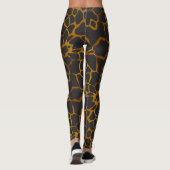 Safari Giraffe skin print Leggings (Achterkant)