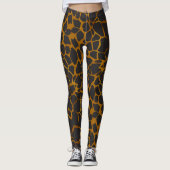 Safari Giraffe skin print Leggings (Voorkant)