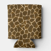 Safari Giraffe Vlekken Dierlijke Huid Wilde Stijl Blikjeskoeler (Achterkant)
