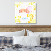 Safari Giraffes kwekerij Baby Foto Canvas Afdruk (Insitu (Slaapkamer))