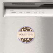 Safari Girl Lavender Magnet 4 (Insitu (Vaatwasser))