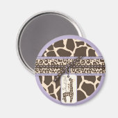 Safari Girl Lavender TY Magnet 2 (Voorkant / Achterkant)