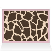 Safari Girl Table Card 4 (Binnen Horizontaal (Boven))