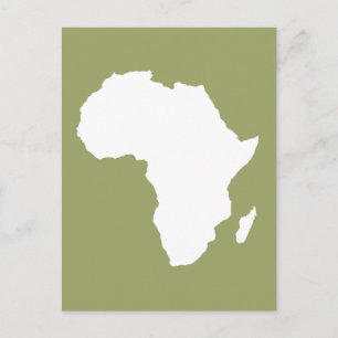 Safari Green Audacious Africa Briefkaart