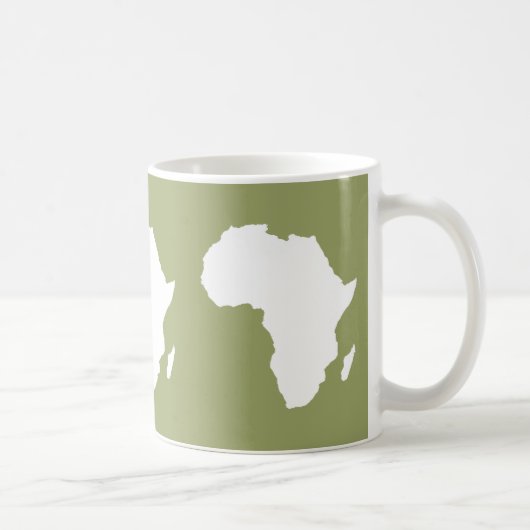 Safari Green Audacious Africa Koffiemok (Rechts)
