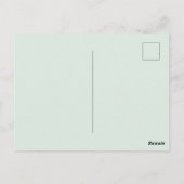 Safari Green Gold Neutral Baby shower Invitation Briefkaart (Achterkant)