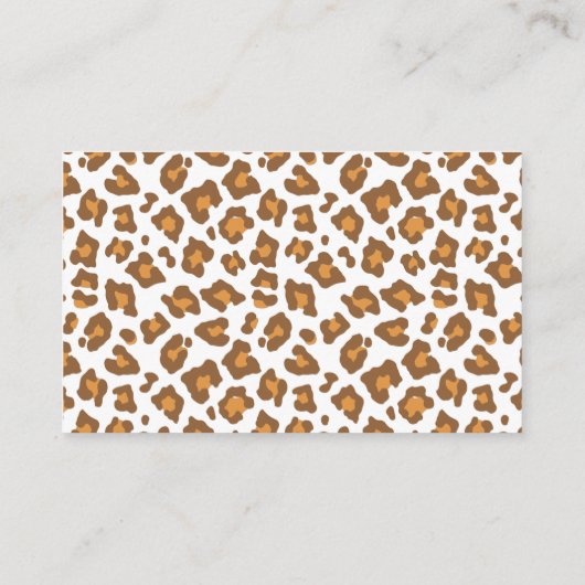 Safari Greenery Baby shower Book Request Card Visitekaartje (Achterkant)