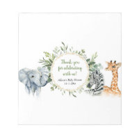 Safari greenery baby shower snoep bar wrappers