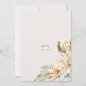 Safari Grote Katachtigen Koppels Bruiloft Kaart (Achterkant)