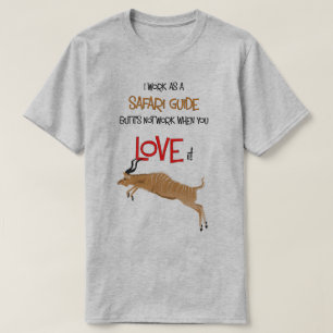 Safari Guide Kudu Tshirt