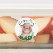Safari Happy Mail nijlpaard stickers (Aangebracht)