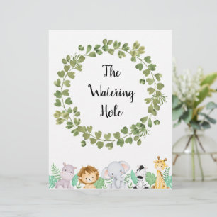 Safari Het Watering Hole Poster