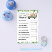 Safari Hoe goed ken je de Kaart van het Mam Shower (Enkel)