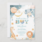 Safari Houston: We hebben een jongen in de ruimte Kaart (Voorkant)