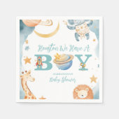 Safari Houston: We hebben een jongen in de ruimte Servet (Voorkant)