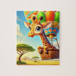 Safari in de lucht legpuzzel