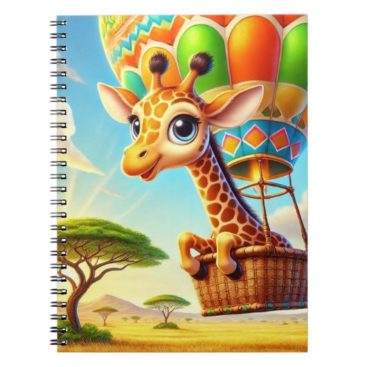 Safari in de Lucht Notitieboek (Voorkant)