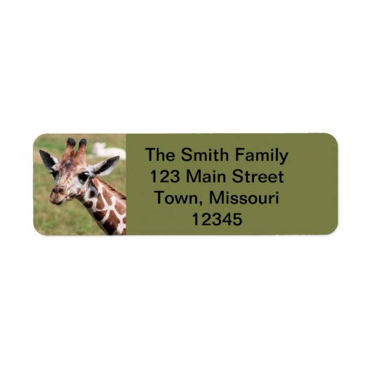 Safari in Des Moines Etiket (Voorkant)