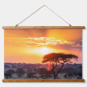 Safari in het Nationaal Park Serengeti Hangend Wandkleed