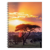 Safari in het Nationaal Park Serengeti Notitieboek (Voorkant)