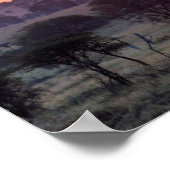 Safari in het Nationaal Park Serengeti Poster (Hoek)